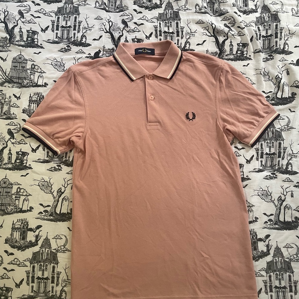 Fred Perry Twin Tipped Men's Pink Polo Shirt